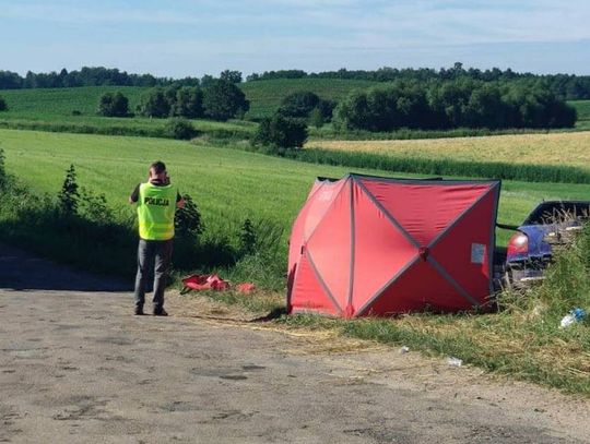 48-letni kierowca audi zginął po dachowaniu