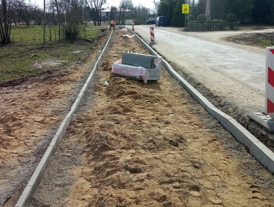 Trwa remont drogi powiatowej Sejny - Łumbie - Widugiery