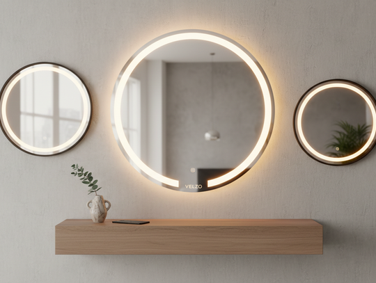 Velzo: Kolekcja Okrągłych Luster LED, Które Pokochasz