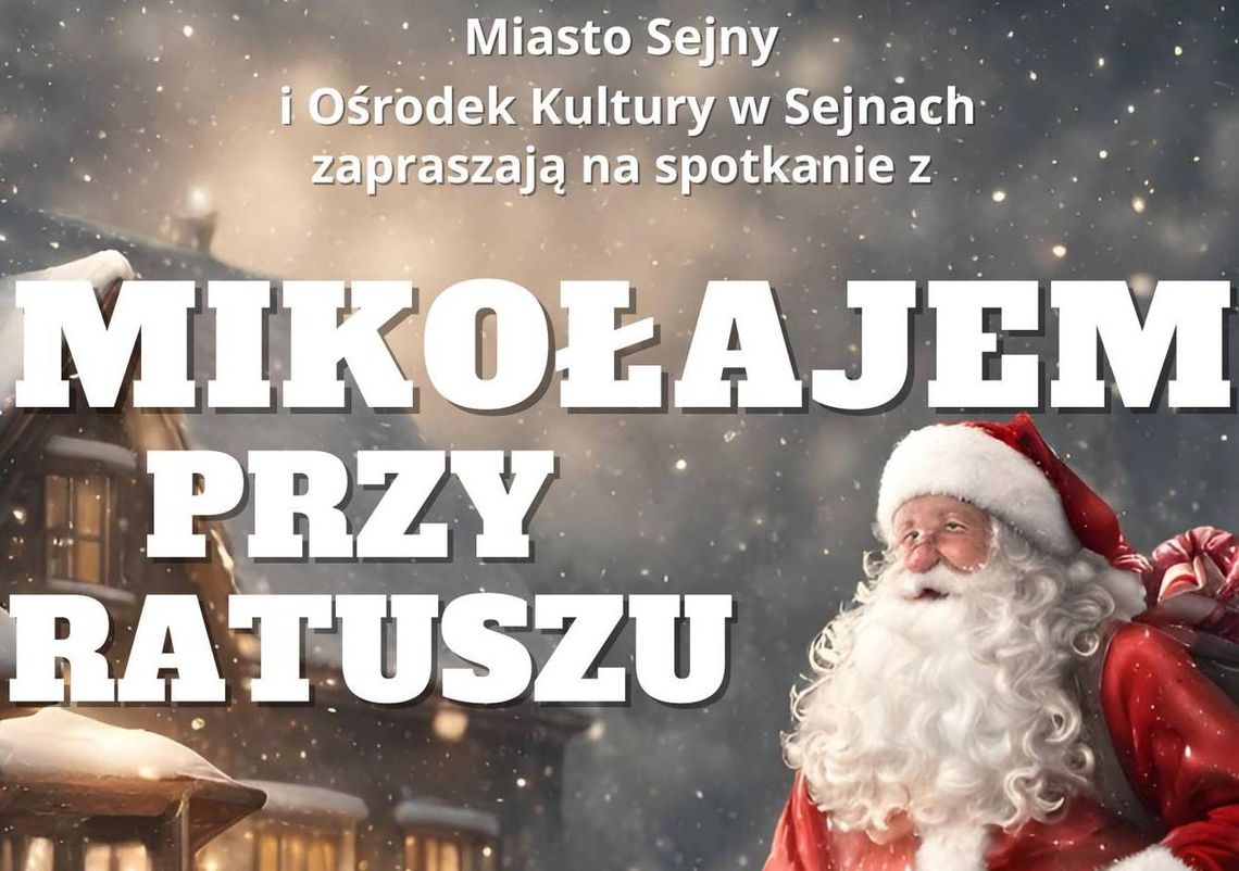 W piątek przed urzędem dzieci powita Mikołaj